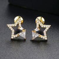 Alloy Korea Geometric Earring  (platinum-01c22) Nhtm0427-platinum-01c22 sku image 4