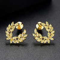 Alloy Korea Geometric Earring  (platinum-t01a20) Nhtm0425-platinum-t01a20 sku image 4