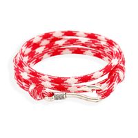 Leather Fashion Geometric Bracelet  (red) Nhpk2112-red sku image 1