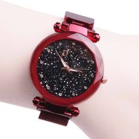 Net Celebrity Douyin Gleiches Modell Sternen Himmel Uhr Weiblicher Magnet Eisens Tein Mesh Belt Quarzuhr Fabrik Direkt Vertrieb sku image 3