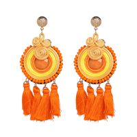 Jujia Ornament Self-produced Ethnic Style New Tassel Earrings Fashion Personalized Eardrops Accessories Cross-border Supply 51221 sku image 4