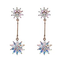 Alloy Fashion Flowers Earring  (green) Nhjj5141-green sku image 2