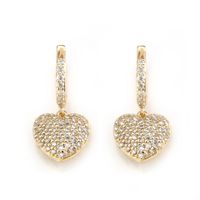 Copper Simple Sweetheart Earring  (alloy) Nhbp0116-alloy-plated sku image 2