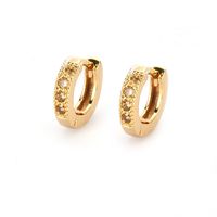 Copper Simple Geometric Earring  (alloy-plated White Zircon) Nhbp0089-alloy-plated-white-zircon sku image 10
