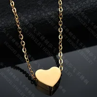 Usine Livraison Nouvelle Japonais Et Coréen Tout-match Simple Brillant Petit Amour Collier Femelle Niche Conception Clavicule Chaîne sku image 2