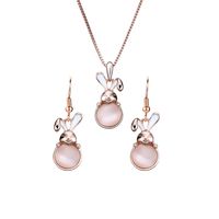 Alloy Simple  Necklace  (61172424a Pink) Nhxs1797-61172424a-pink sku image 1