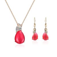 Alloy Korea  Necklace  (61172387 Red) Nhxs1778-61172387-red sku image 1