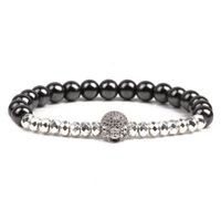 Natural Stone Fashion Skeleton Skull Bracelet  (alloy) Nhyl0123-alloy sku image 2