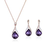 Alloy Korea  Necklace  (61172403 Purple) Nhxs1774-61172403-purple sku image 1