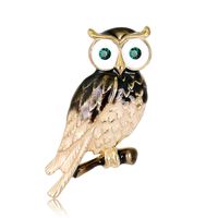 Nouvelle Européen Et Américain Populaire Animal Broche Personnalité De La Mode Hibou Broche De Bande Dessinée Rétro Corsage Pour Dames Spot sku image 1