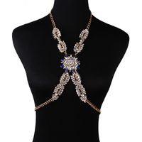 Europäischer Und Amerikanischer Schmuck Heiß Verkaufte Mode Diamant Luxus Körper Kette Damen Persönlichkeit Schmuck Großhandel sku image 1