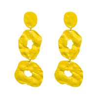 Jujia Nouvelle Alliage Oreille Goujons Européen Et Américain Personnalisé Gouttes Pour Les Oreilles Grande Marque Même Usine Ventes Directes Croix-frontière E-commerce 8-couleur 51123 sku image 1