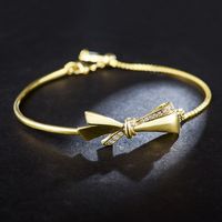 Alloy Korea Bows Bracelet  (yellow Alloy) Nhlj4049-yellow-alloy sku image 1