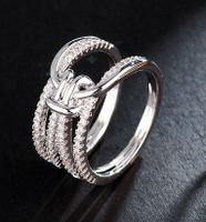 Alloy Fashion Geometric Ring  (rose Alloy - Inner Diameter 16mm) Nhlj4041-rose-alloy-inner-diameter-16mm sku image 2