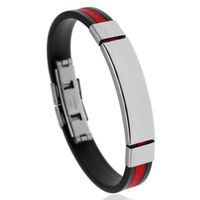 Fashion Geometric Titanium Steel No Inlaid Unisex Bracelets sku image 2