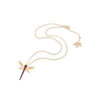 Personnalisé Creative Libellule Collier De Femmes Simple Tout-match Insectes Courtes Pendentif Clavicule Chaîne Coréenne Ornement sku image 1