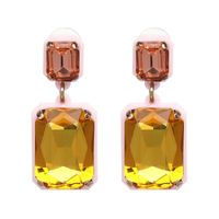 Jujia Neue Geometrische Diamant Ohrringe Weibliche Ohrringe Fabrik Direkt Verkauf Grenz Überschreiten Der E-commerce 5 Farben 51106 sku image 5