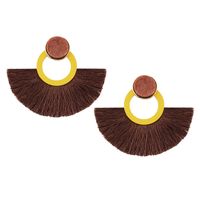 Acrylic Fashion Tassel Earring  (yellow) Nhjq10580-yellow sku image 1