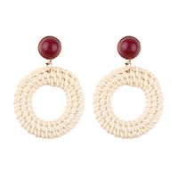 Alloy Fashion Geometric Earring  (a White) Nhjq10559-a-white sku image 2