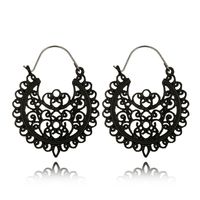 Alloy Vintage Geometric Earring  (black) Nhgy2232-black sku image 1