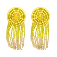 Alloy Fashion Geometric Earring  (yellow) Nhjj4995-yellow sku image 1