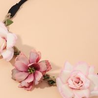 Nouveau Bandeau De Fleurs Fraîches Pour Femmes De Mode Fleur Rose De Tournesol En Gros main image 4