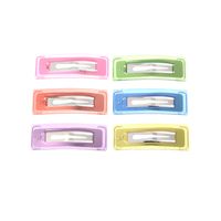 Jelly Color Transparent Bangs Clip Sweet Soft Girl Hairpin Candy Color Hairpin Hair Accessories Wholesale main image 6