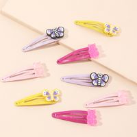 Cute  Candy Color Bear Hairpin Girl Cute Butterfly Bangs Clip Wholesale main image 3