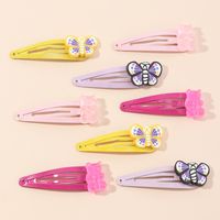 Cute  Candy Color Bear Hairpin Girl Cute Butterfly Bangs Clip Wholesale main image 5