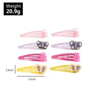 Cute  Candy Color Bear Hairpin Girl Cute Butterfly Bangs Clip Wholesale main image 6
