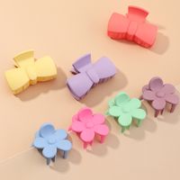 New Large Bath Tray Hair Clip Frosted Practical Hairpin Headdress Suit Wholesale main image 4