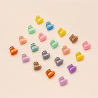 Simple Hairpin Fashion Candy Color Girl Clip Color Flower Braided Hair Clip Wholesale main image 4