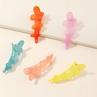Summer New Jelly Color Butterfly Hairpin Acrylic Bangs Clip Side Clip Wholesale main image 6