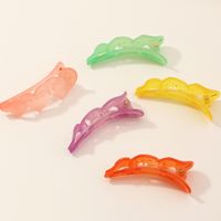Summer New Jelly Color Butterfly Hairpin Acrylic Bangs Clip Side Clip Wholesale main image 4