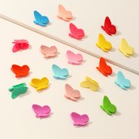 Color Butterfly Hairpin Hair Concave Shape Soil Cool Cute Little Butterfly Hair Accessories Wholesale main image 3