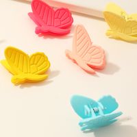 Color Butterfly Hairpin Hair Concave Shape Soil Cool Cute Little Butterfly Hair Accessories Wholesale main image 5