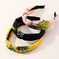 The New Fashion Chiffon Printing Hand-knotted Headband main image 3