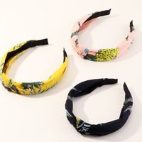 The New Fashion Chiffon Printing Hand-knotted Headband main image 4