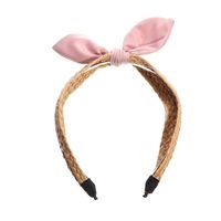 Korean New Grass Braided Cute Bow Wild Hairpin Ladies Hairband   For Women main image 5