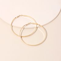 Fashion Exaggerated Simple Extreme Round Retro Simple Geometric Circle Earrings For Women main image 3