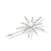 New Fashion Retro Flower Pearl Hairpin Creative Light Star Rhinestone Hairpin Wholesale main image 5