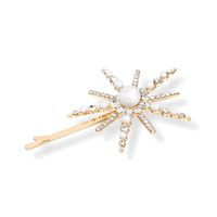 2020 Neue Haarschmuck Internet-promi-mode Retro Blume Perle Haarnadel Kreative All-match Light Star Strass Haarnadel main image 6