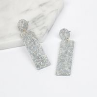 Longue Plaque Corée Boucles D&#39;oreilles Acryliques Simples Carrées En Gros Nihaojewelry main image 5