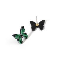 Korean Butterfly Candy Color Mixed Color Acrylic Earrings Set For Women main image 5