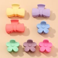 New Large Bath Tray Hair Clip Frosted Practical Hairpin Headdress Suit Wholesale sku image 1