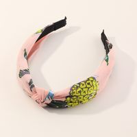 The New Fashion Chiffon Printing Hand-knotted Headband sku image 1