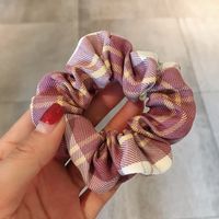 Fashion Fabric Circle Hair Scrunchies Korean Meatball Hair Rope Wholesale Nihaojewelry sku image 7