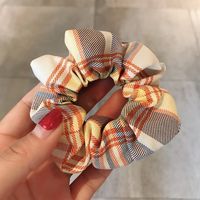 Fashion Fabric Circle Hair Scrunchies Korean Meatball Hair Rope Wholesale Nihaojewelry sku image 9