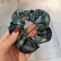 Fashion Fabric Circle Hair Scrunchies Korean Meatball Hair Rope Wholesale Nihaojewelry sku image 13