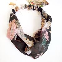 Fashion New Korean Chiffon Floral Sunscreen Headband Hair Accessories  Wholesale sku image 1